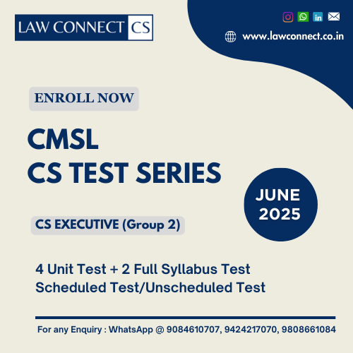 CS EXECUTIVE TEST SERIES - CMSL (GROUP 2)