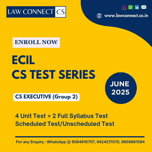 CS EXECUTIVE TEST SERIES- ECIL (GROUP 2)