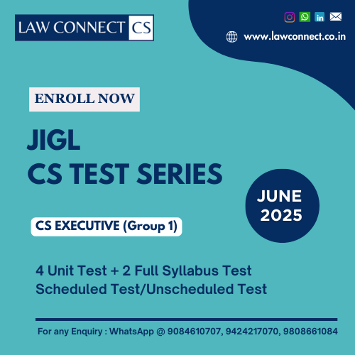 CS EXECUTIVE TEST SERIES - JIGL (GROUP 1)