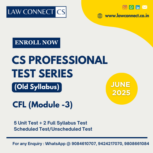 CS PROFESSIONAL TEST SERIES (OLD SYLLABUS) - CFL