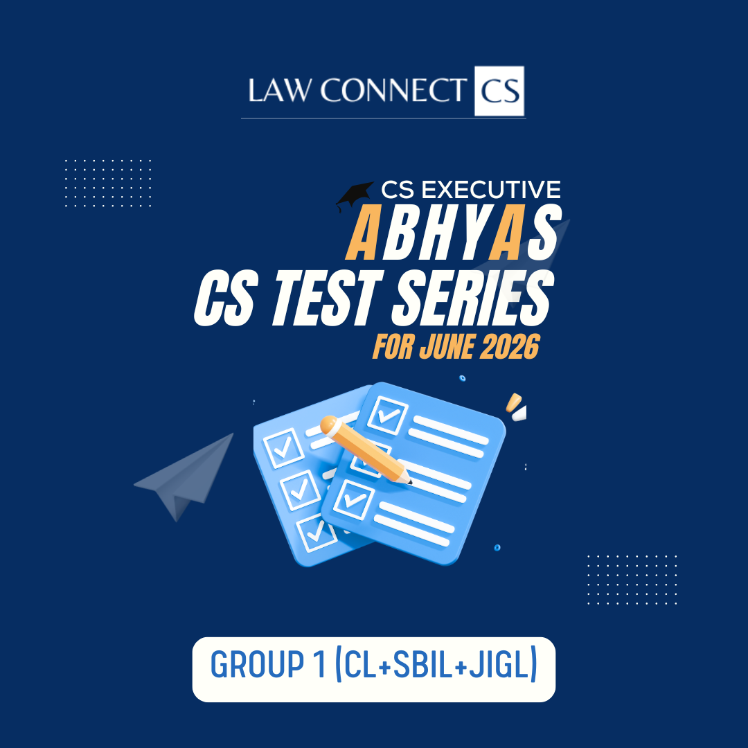 CS Executive Test Series - Group 1 (June 2026)