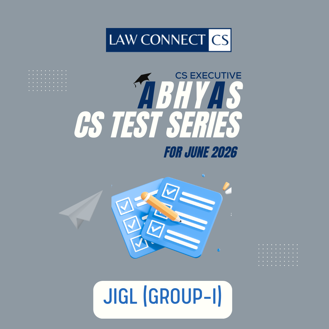 CS Executive Test Series- JIGL (June 2026)